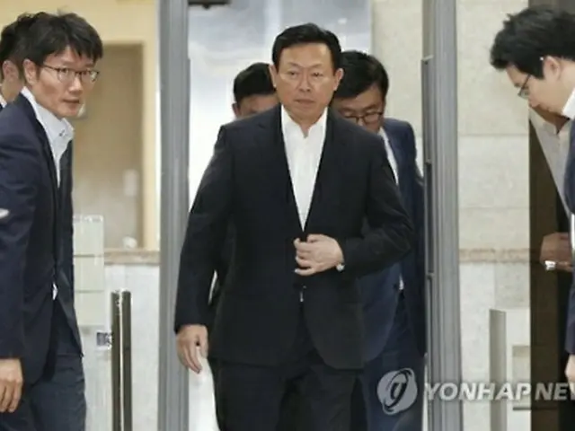 辛東彬氏＝（聯合ニュース）