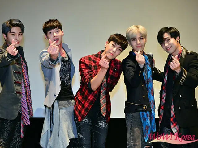 「Boys Republic」左からミンス、ソヌ、ウォンジュン、スウン、ソンジュン