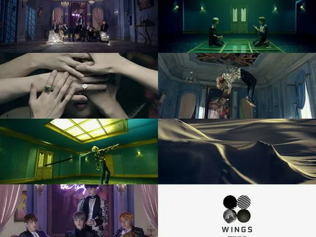 韓国アイドルグループ「防弾少年団」が2ndアルバム「WINGS」のタイトル曲「血、汗、涙 (Blood Sweat ＆ Tears)」ティーザー映像を公開した。（提供:OSEN）