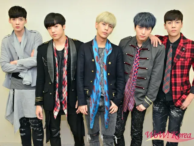 「Boys Republic」左からソヌ、ソンジュン、スウン、ミンス、ウォンジュン