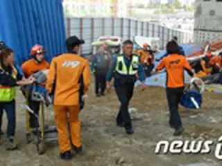 マンション建設現場で墜落事故…作業員2人死亡・1人重傷＝韓国