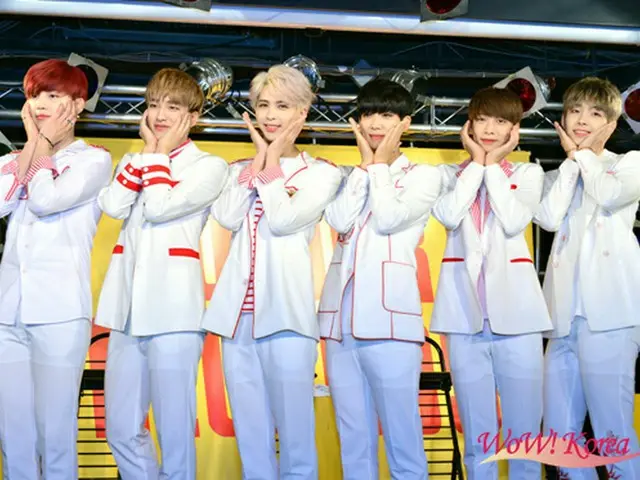 「SNUPER」左からウソン、セビン、テウン、スヒョン、サンイル、サンホ