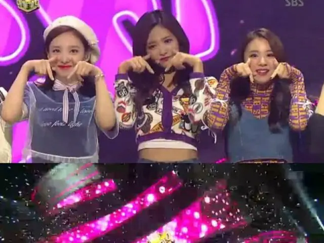 「TWICE」が6日午後に放送されたSBS「人気歌謡」で、「I.O.I」「防弾少年団」を抑え、新曲「TT」が1位に輝き、音楽番組で5冠を達成した。（提供:OSEN）
