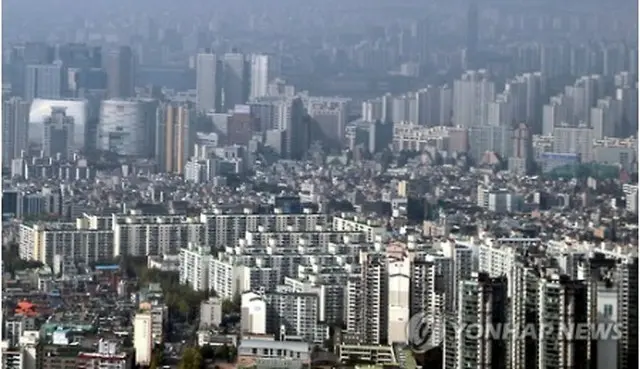 ソウル・江南地域のマンション＝（聯合ニュース）
