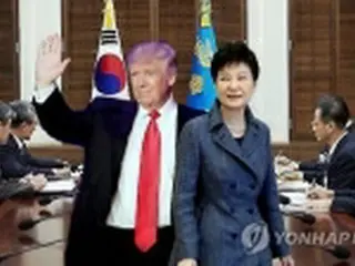 トランプ氏「韓国の友人多い」　朴大統領「来韓を希望」＝電話会談