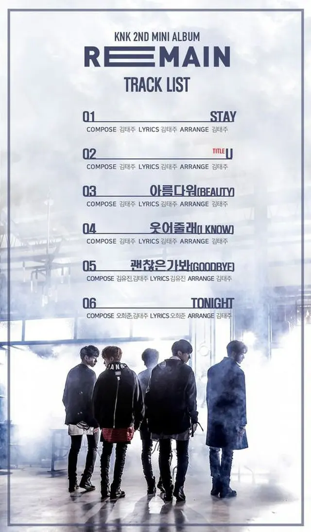 「KNK」、トラックリスト公開…初の自作曲を収録（提供:OSEN）