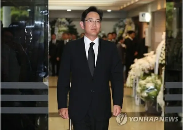 サムスン電子の李副会長＝（聯合ニュース）