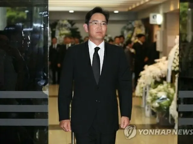 サムスン電子の李副会長＝（聯合ニュース）