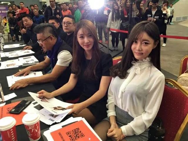 “New Wave MMA”ROAD FC（韓国の総合格闘技団体）が「中国ROAD GIRL（ラウンドガールのこと）選抜大会」を開催した。（提供:OSEN）