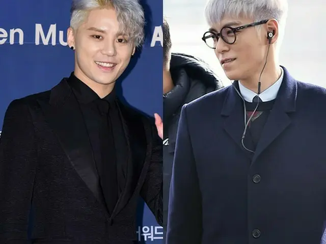 T.O.P（BIGBANG）＆ジュンス（JYJ）、歌謡界の同僚から義務警察の同期に（提供:OSEN）
