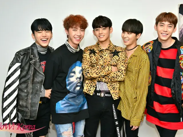 「MYNAME」左からインス、ジュンQ、セヨン、チェジン、コヌ