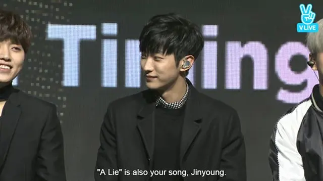 韓国ボーイズグループ「B1A4」が新曲「嘘だ（A Lie）」を発表し、メンバーのジニョンが歌詞について説明した。（提供:OSEN）