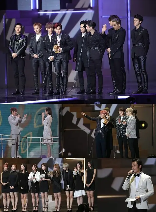 「EXO」が「2016 MAMA」で4冠王を記録し、初の4年連続大賞受賞（提供:OSEN）