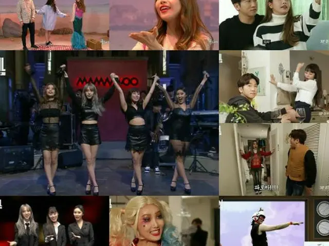 tvN「SNL KOREA 8」の「MAMAMOO」編が、今シーズン自己最高視聴率を更新した。（提供:OSEN）