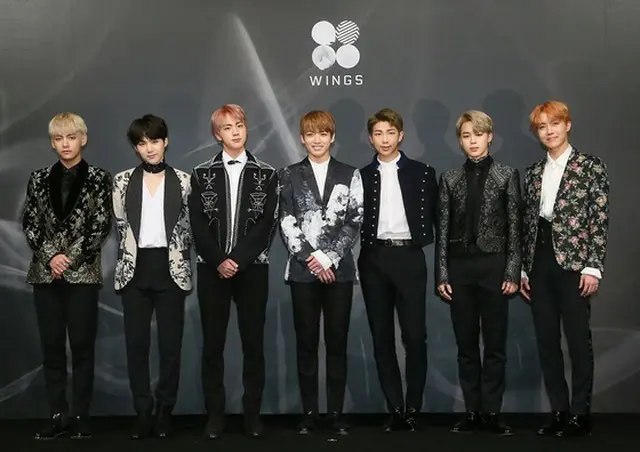 韓国アイドルグループ「防弾少年団（BTS）」の2ndアルバム「WINGS」が再びgaonチャート史上最高記録を塗り替えた。（提供:news1）