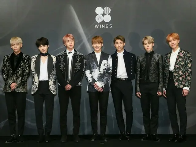 韓国アイドルグループ「防弾少年団（BTS）」の2ndアルバム「WINGS」が再びgaonチャート史上最高記録を塗り替えた。（提供:news1）