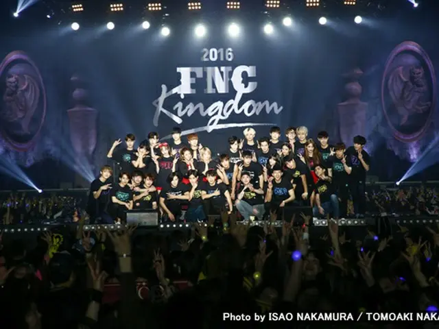 FNC Entertainment所属の「FTISLAND」、「CNBLUE」、「AOA」、「N.Flying」、「SF9」、「HONEYST」