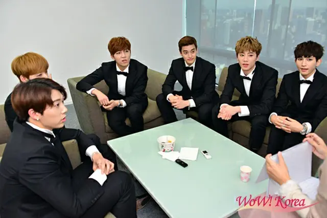 「U-KISS」左からフン、ケビン、スヒョン、イライ、ジュン、キソプ