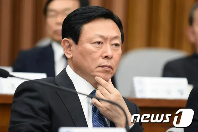“ロッテ不正” ロッテグループ会長、容疑を全面否認…創業者側は公判手続き停止を要請　写真は重光昭夫（韓国名:シン・ドンビン）ロッテグループ会長（提供:news1）