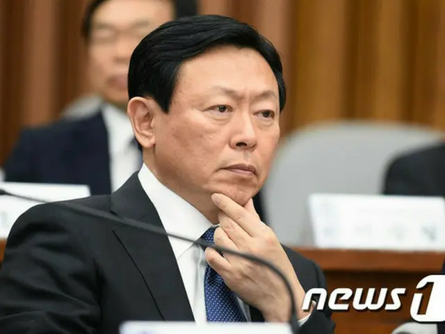 “ロッテ不正” ロッテグループ会長、容疑を全面否認…創業者側は公判手続き停止を要請　写真は重光昭夫（韓国名:シン・ドンビン）ロッテグループ会長（提供:news1）