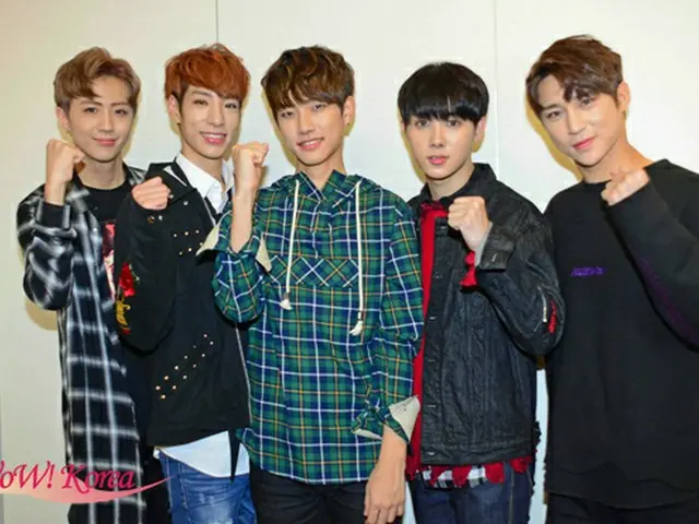 「A-JAX」左からスンヨプ、ユニョン、ジュンヒ、スンジン、ヒョンゴン