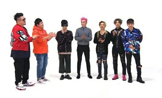 BIGBANGが、2017年の最初の放送のゲストで「週刊アイドル」に出演する。（提供:OSEN）
