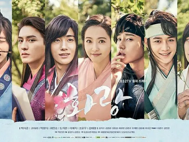 俳優パク・ソジュン、ZE:Aヒョンシクら主演のドラマ「花郎」が、コン・ユの「鬼」を抑えた。（提供:OSEN）