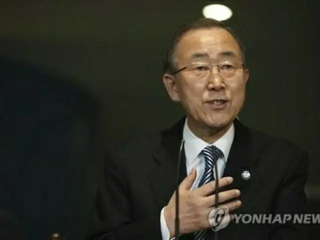 前国連事務総長の潘基文氏＝（ＡＰ＝聯合ニュース）
