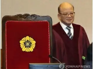 韓国憲法裁判所長も代行に　今月末で退任