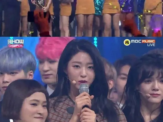 「AOA」は「ショーチャンピオン」で2週連続で1位を獲得した（提供:OSEN）