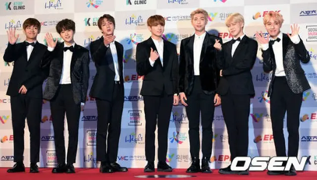 「防弾少年団」が歌手ブランド評判2017年1月のビッグデータ分析結果、1位を獲得した。（提供:OSEN）