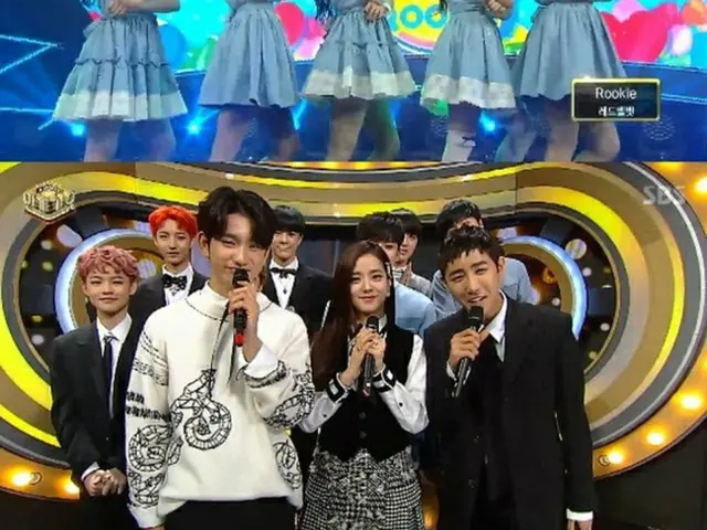 「Red Velvet」がSBS「人気歌謡」で1位に輝いた。（提供:news1）