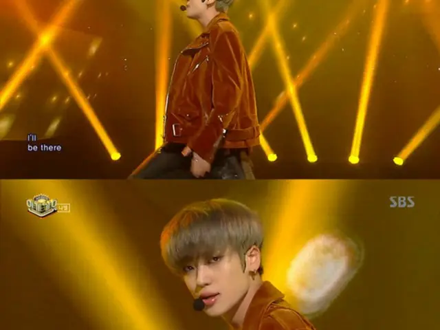 「TEENTOP」のニエルが「人気歌謡」で、「Love Affair」のグッバイステージを披露した。（提供:news1）
