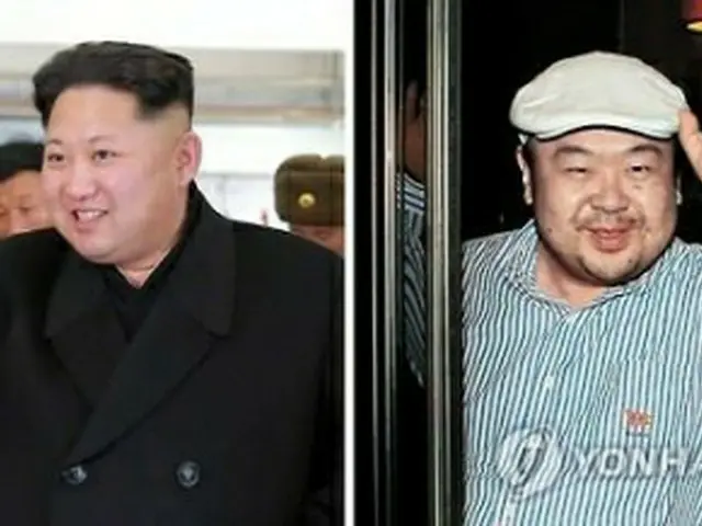 金正恩氏（左）と金正男氏＝（聯合ニュース）