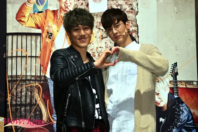 左から俳優キム・ナムホ、「TEENTOP」チョンジ