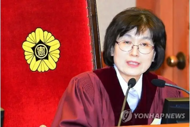 １３日に退任する李裁判官＝（聯合ニュース）