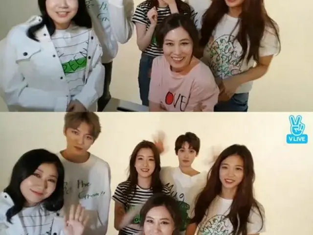 韓国アイドルグループ「JYJ」メンバーのジェジュンが、C-JeS所属の仲間たちと写真撮影の現場をネット配信した。（提供:OSEN）