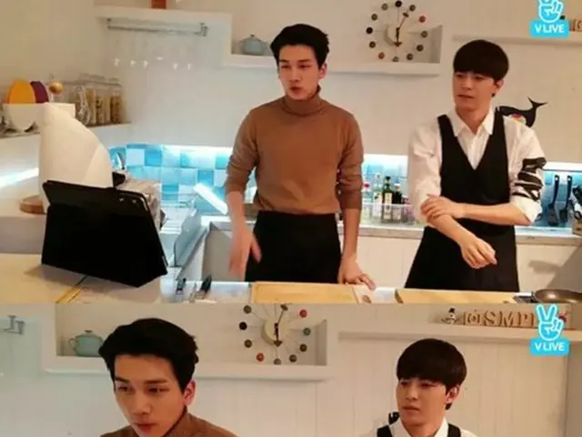 韓国アイドルグループ「VIXX」のメンバーが、ネット放送で料理対決をした。（提供:OSEN）