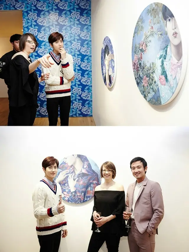 韓国アイドルグループ「EXO」が新進アーティストJesse Mockrinにより美術作品として誕生した。（提供:news1）