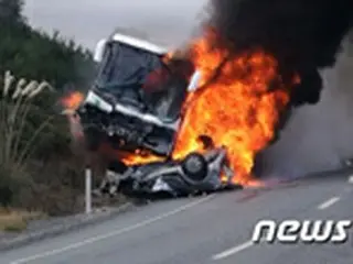 ニュージーランドで韓国人観光客を乗せたバスと乗用車が衝突…乗用車の2人死亡