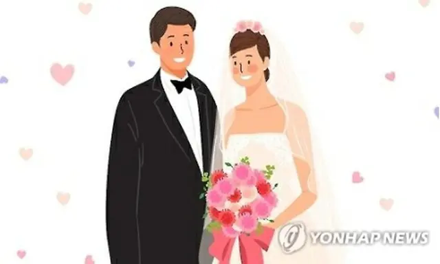 結婚年齢が年々高くなり、女性が年上の夫婦が増えている（資料写真）＝（聯合ニュース）