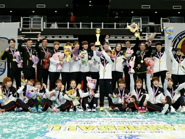 韓国女子ハンドボール、日本下しアジア選手権3連覇（提供:OSEN）