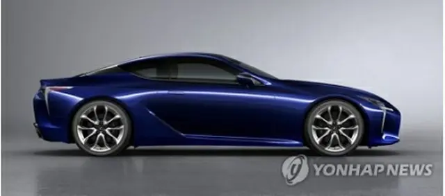 ＬＣ５００ｈ（韓国トヨタ自動車提供）＝（聯合ニュース）