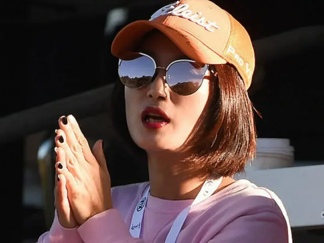 韓国女優オ・ヨンス（35）が娘と共にLPGAツアーを観戦した。