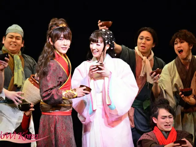 ミュージカル「花・虞美人」の一場面
