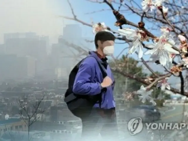 中国発のＰＭ２．５などによる大気汚染が深刻化している＝（聯合ニュースＴＶ）