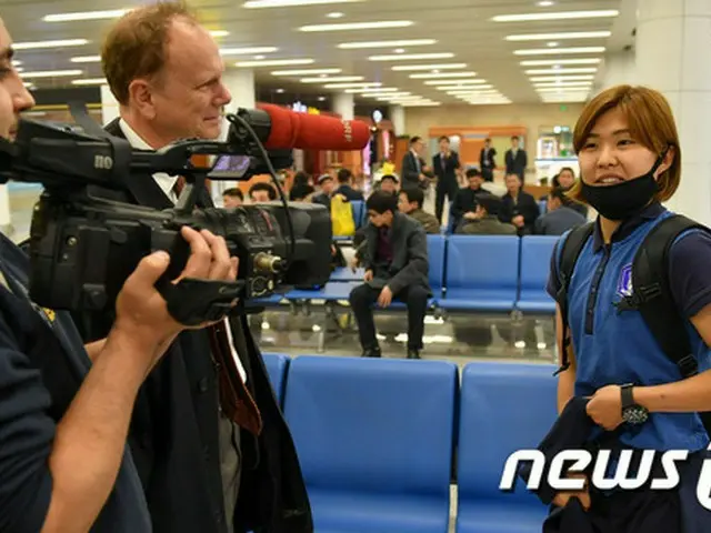 “決戦の地”北朝鮮・平壌（ピョンヤン）に入った女子サッカー韓国代表が、南北戦勝利と共にアジアカップ本戦進出に向け強い意志を見せた。
