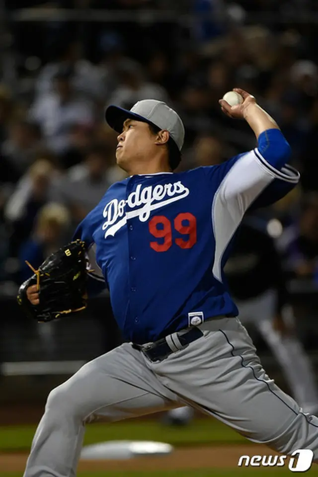 ＜MLB＞リュ・ヒョンジン、8日のロッキーズ戦に登板（提供:news1）