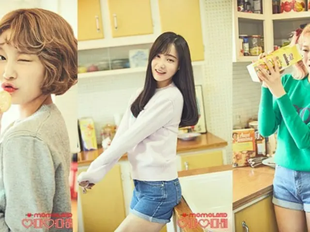 韓国ガールズグループ「MOMOLAND」のヘビン、ヨヌ、ジュイが個人ティザー写真を公開した。（提供:news1）