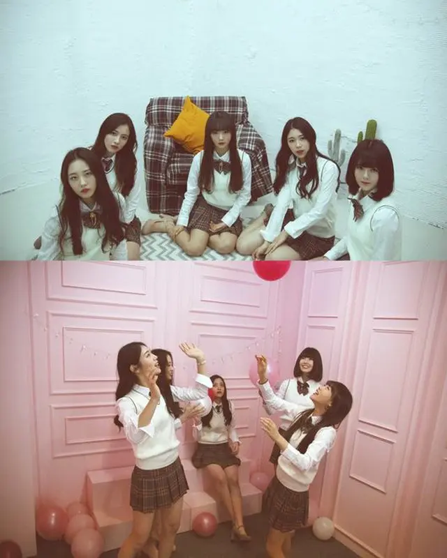 韓国の5人組新人ガールズグループ「少女注意報（Girls Alert）」がデビューする。（提供:OSEN）